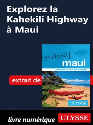 cover image of Explorez La Kahekili Highway à Maui